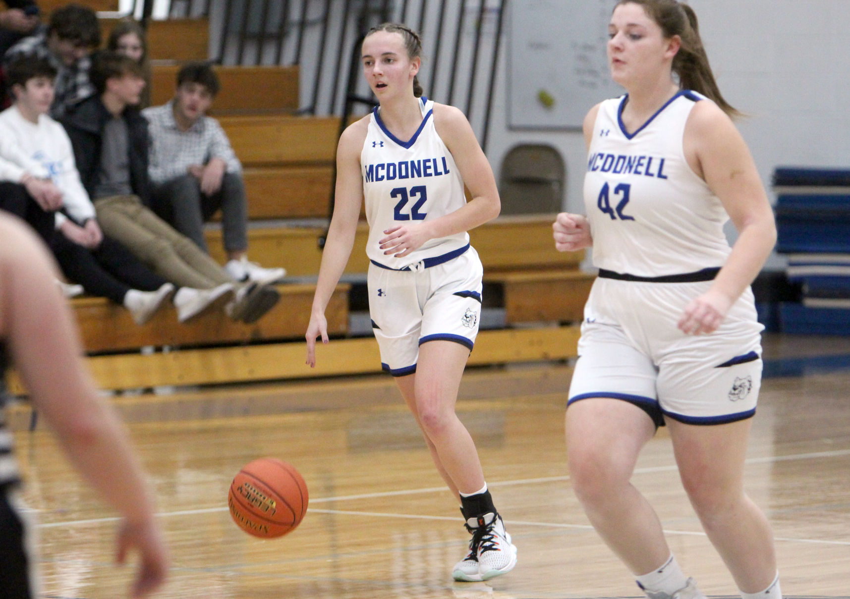 Cadott at McDonell girls basketball 1-11-22